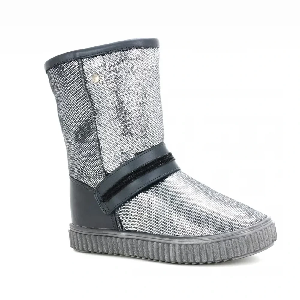 Bartek Gray-Silver Ankle‎ Winter boots girl Size 30